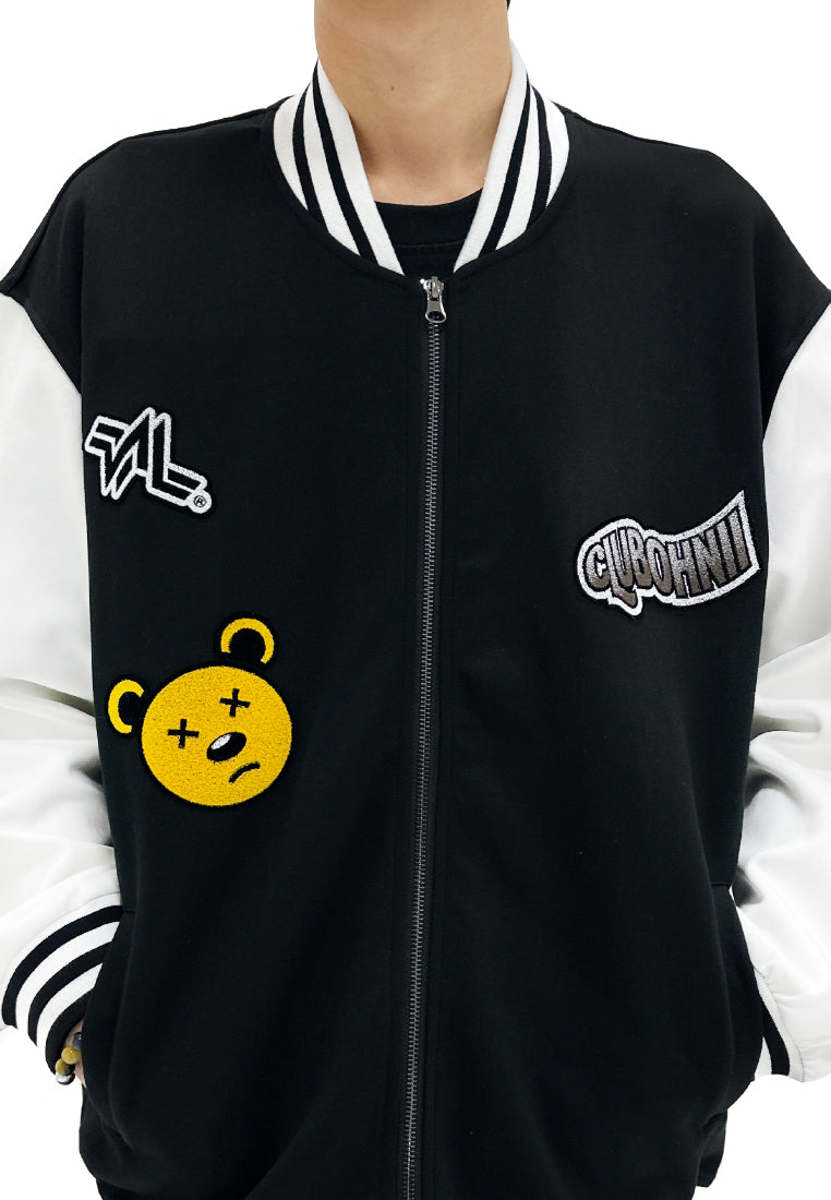 EMBROIDERED CLUB OHNII INTERNATIONAL BASEBALL JACKET