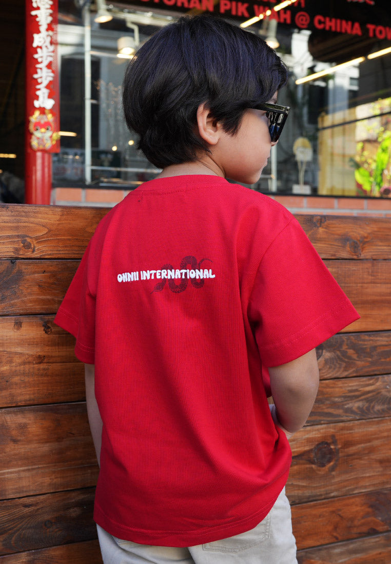 KIDS CNY EXCLUSIVE: CNY FRONT SNAKE KIDS TEE