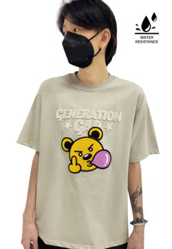 OVERSIZED GENERATION GAP BEAR (AVOCADO) COTTON JERSEY TSHIRT