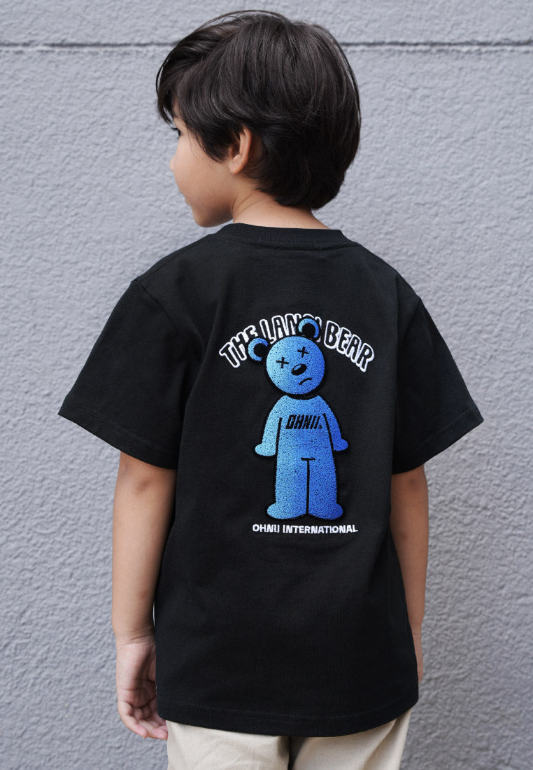 KIDS: GRADIENT TUFTING BLUE BEAR KIDS TEE