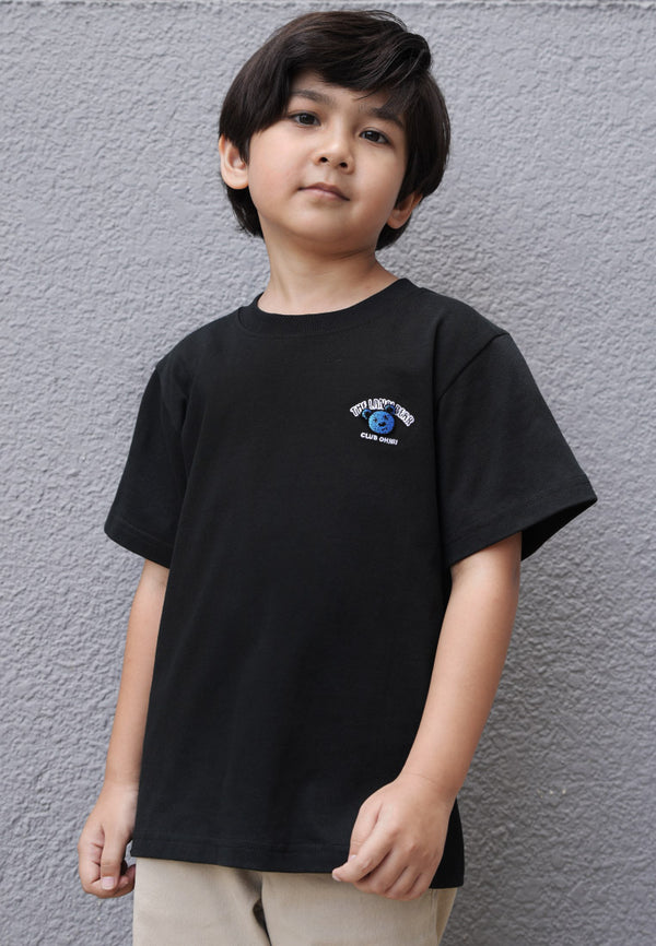 KIDS: GRADIENT TUFTING BLUE BEAR KIDS TEE