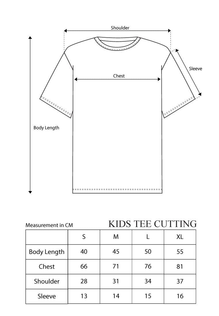 KIDS: GRADIENT TUFTING BLUE BEAR KIDS TEE