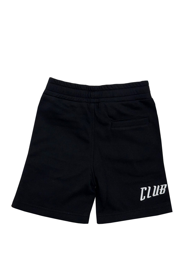 KIDS: GRADIENT BEAR HEAD PANTS (BLACK)