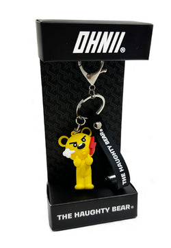 OHNII MF HAUGHTY BEAR KEYCHAIN