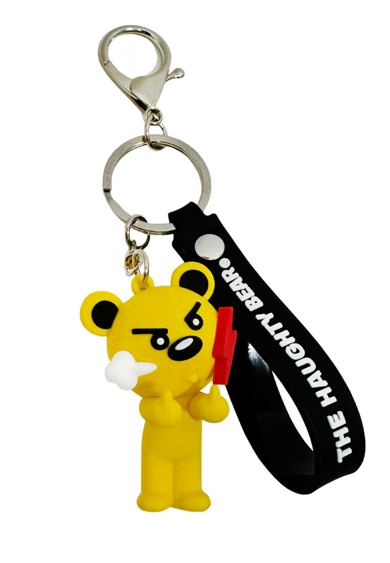 OHNII MF HAUGHTY BEAR KEYCHAIN