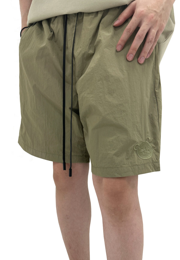 EMBROIDERED BEAR CARGO (ARMY GREEN) PANTS
